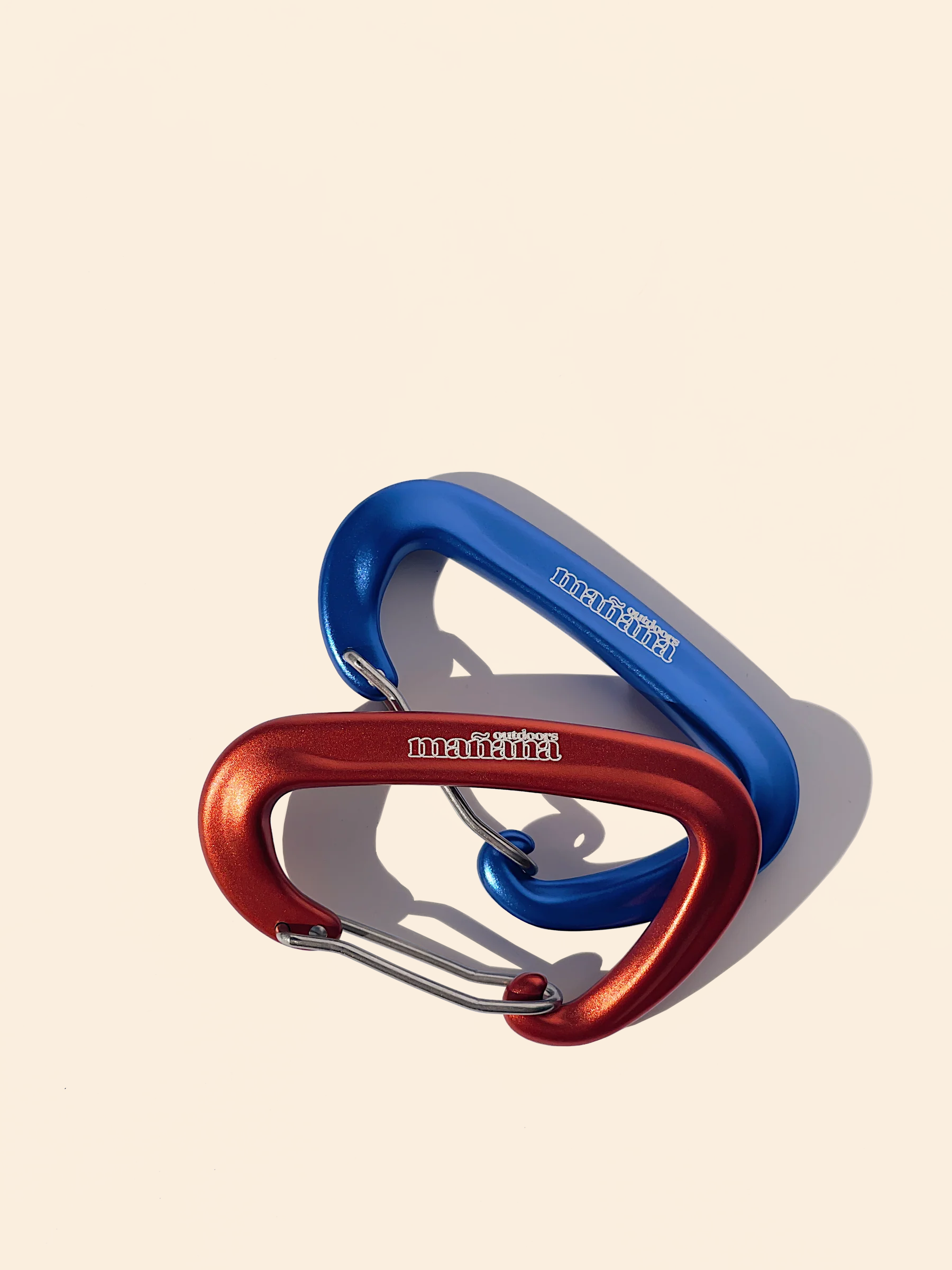 Double Carabiner Set - Fuego & Cobalt