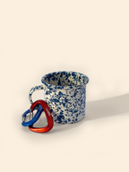 Splatter Enamel Mug