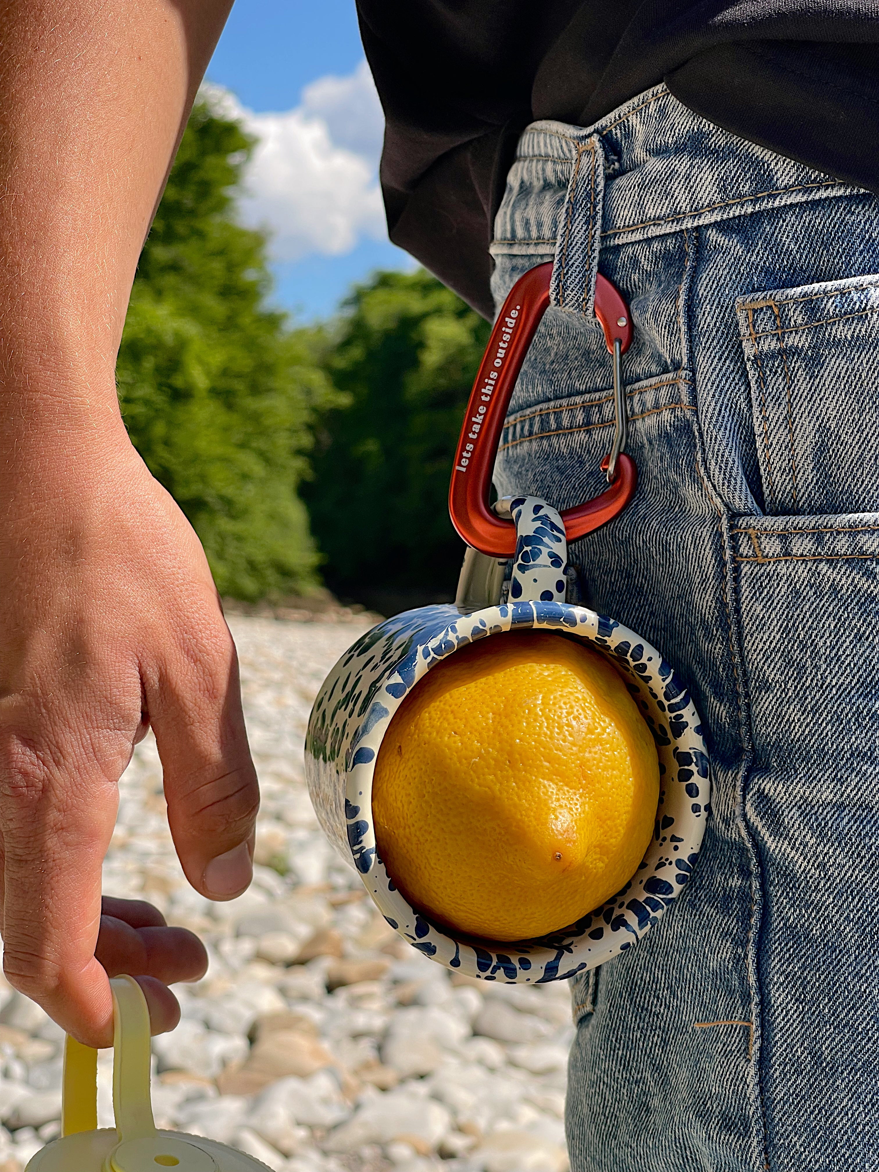 Double Carabiner Set Fuego & Cobalt