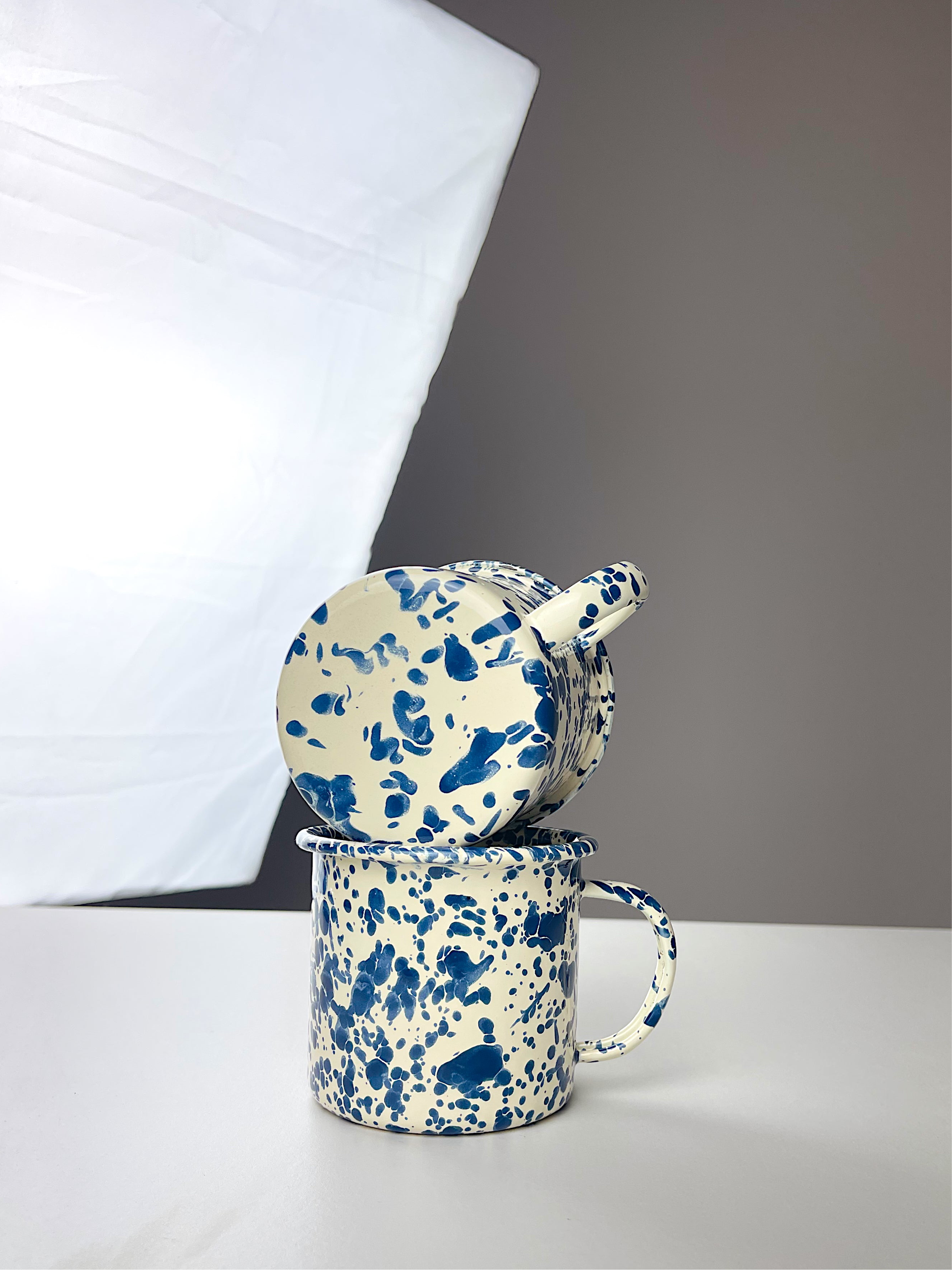 Splatter Enamel Mug