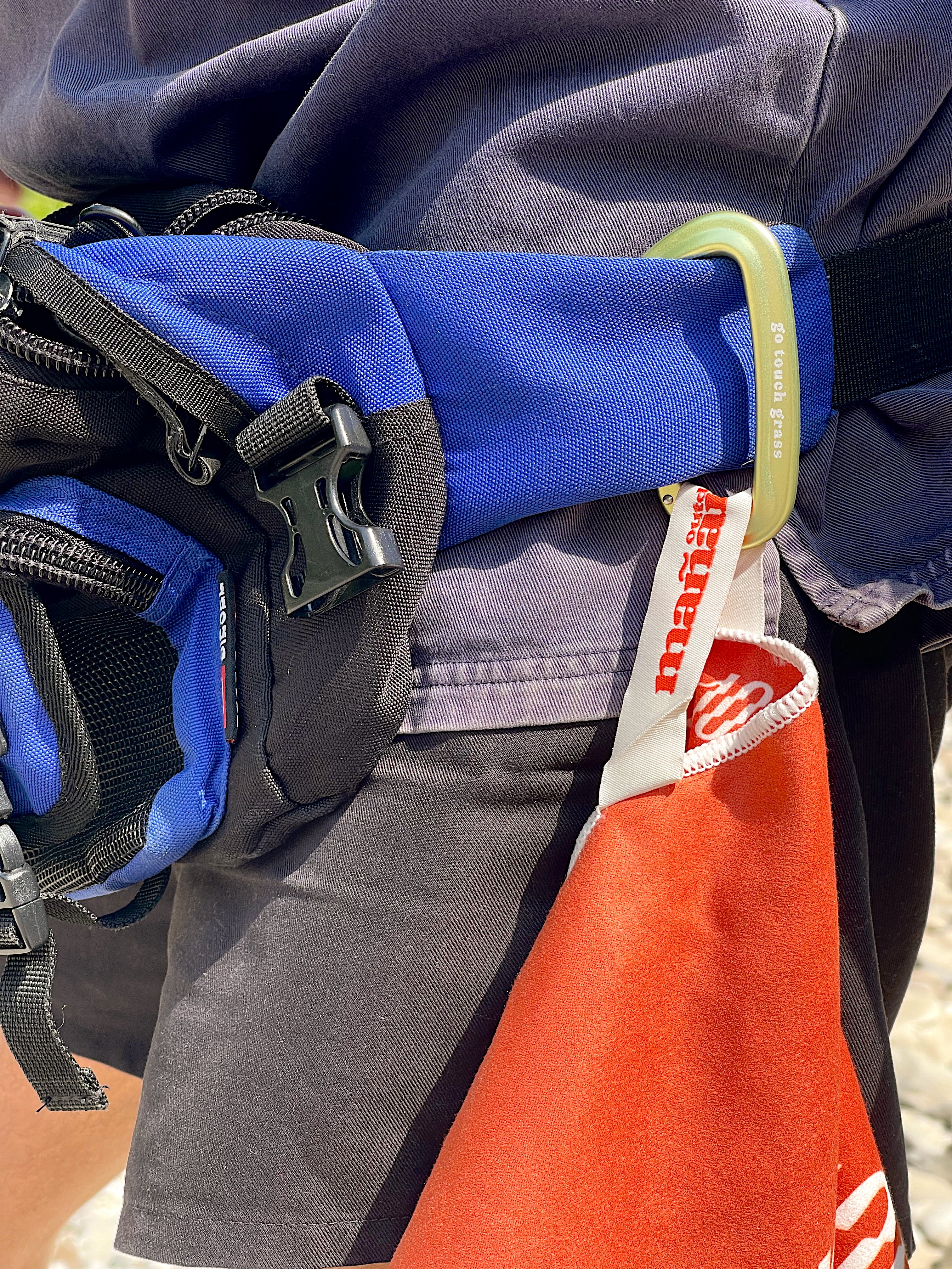 Double Carabiner Set Lime Soda & Smoke