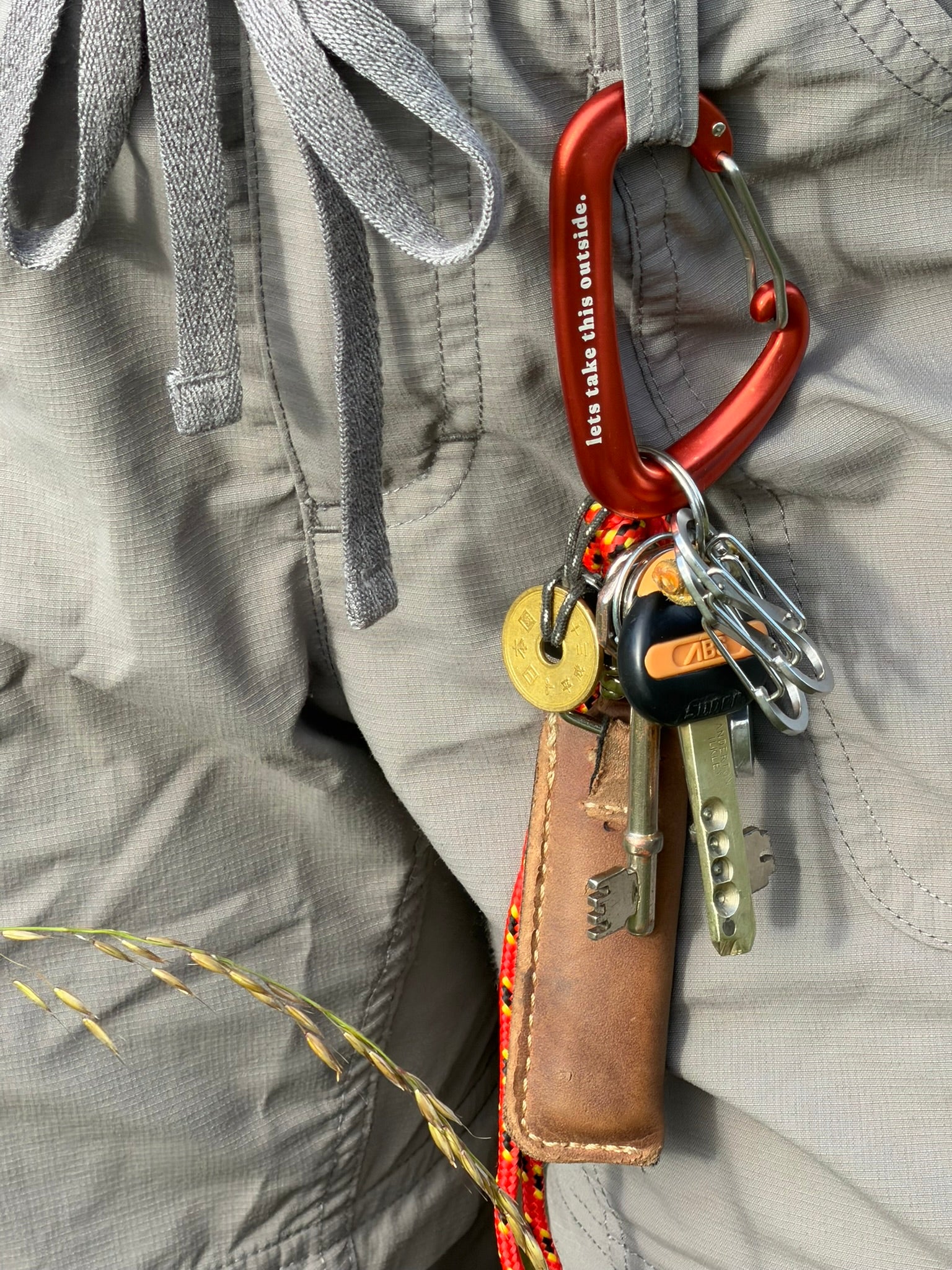 Double Carabiner Set Fuego & Cobalt