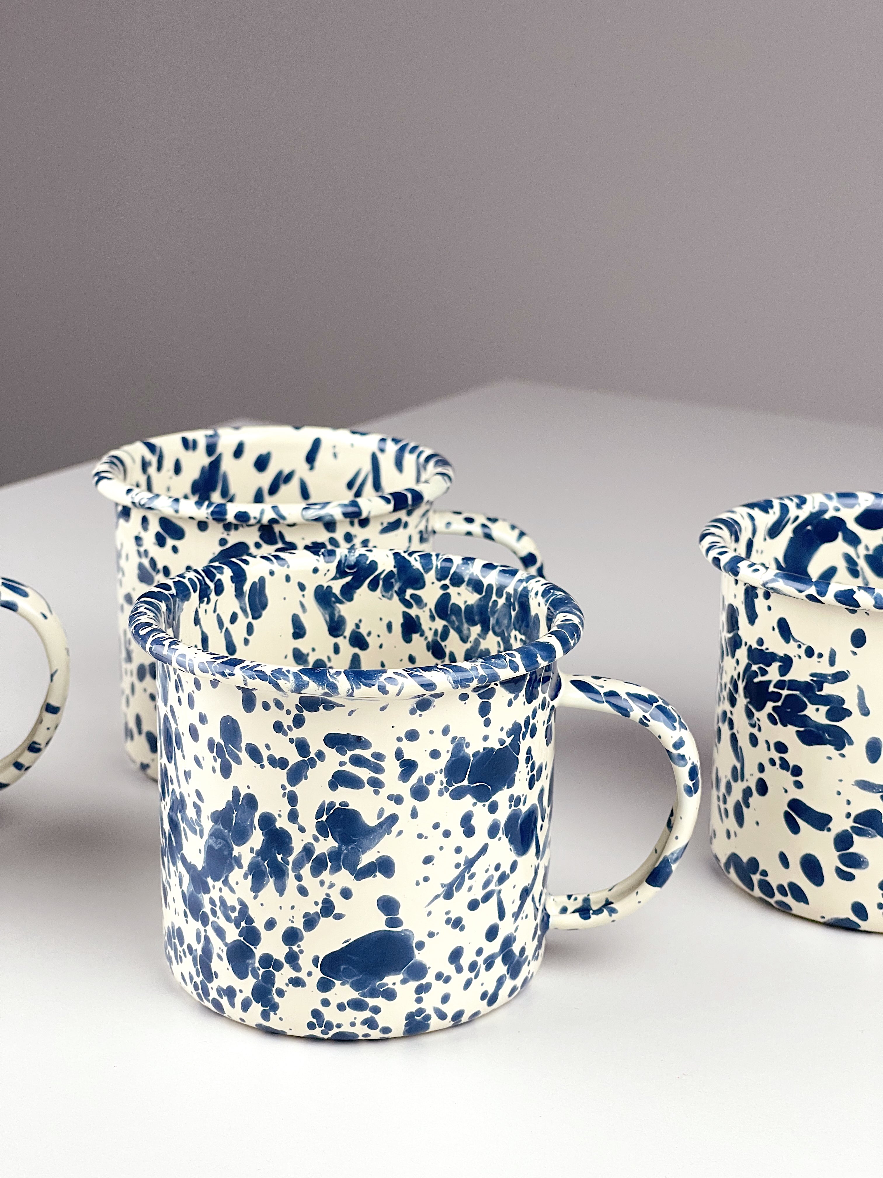 Splatter Enamel Mug